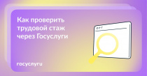 Жители Курганской области могут проверить трудовой стаж через Госуслуги